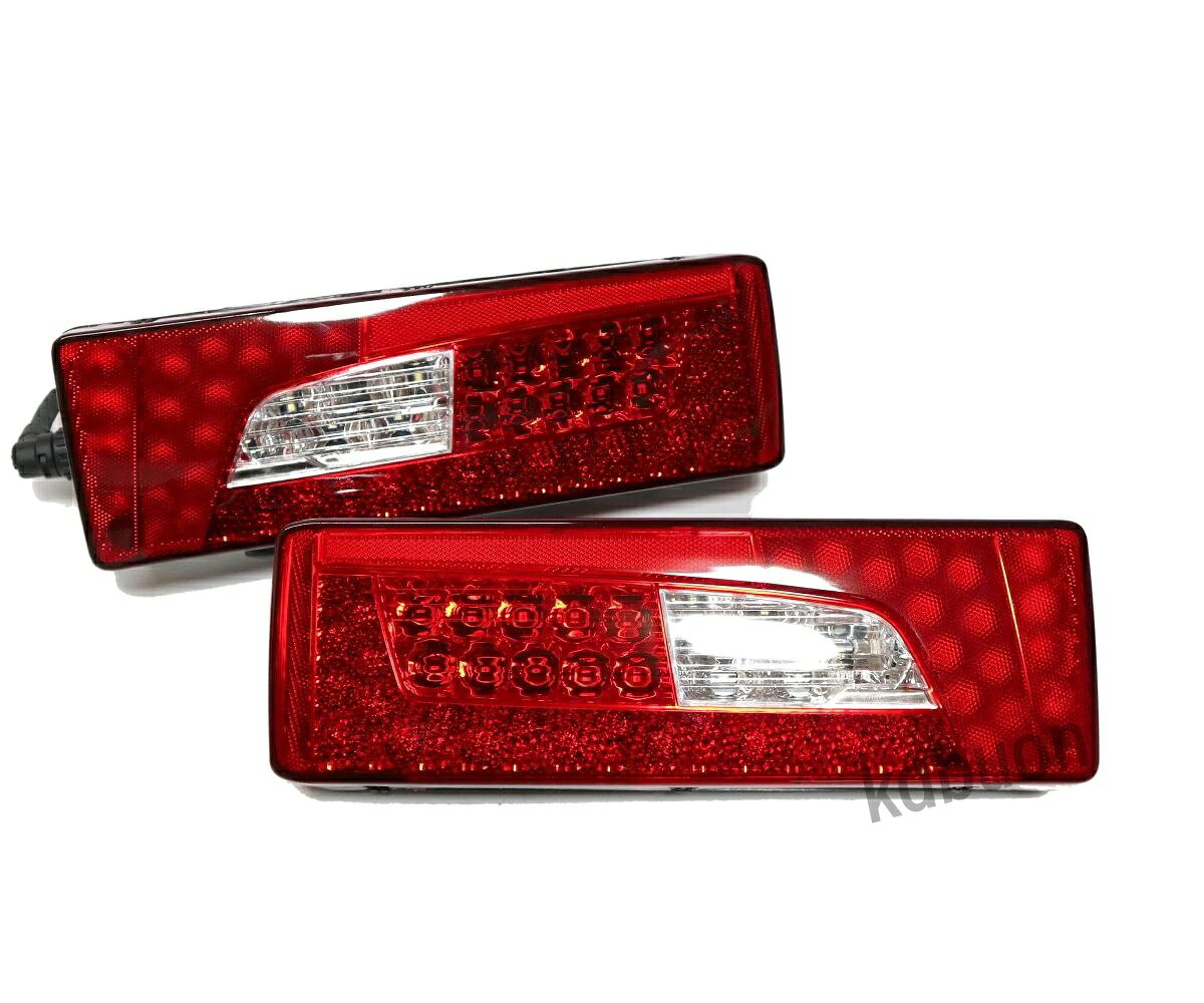 24V用 トラック LEDテールランプ トラクターヘッド トレーラー トレーラーヘッド コンビネーションランプ スカニア 左右セット