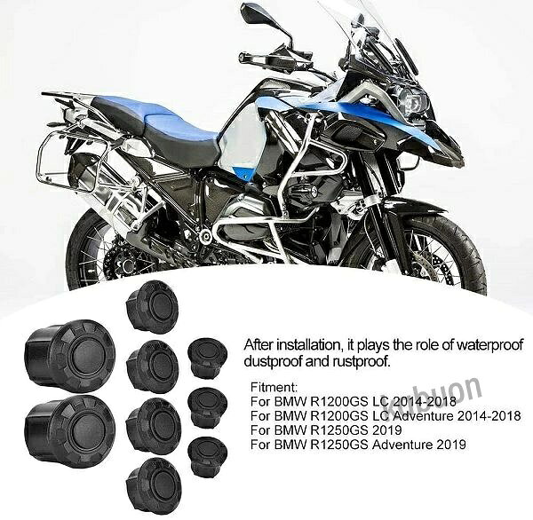 フレームホールカバーキャップ 【適合車種】 BMW R1200GS LC用2014-2018 BMW R1200GS用LCアドベンチャー2014-2018 BMW R1250GS用 2019 BMW R1250GSアドベンチャー用2019 ※取扱説明書は付属しません。ご自身で取付できない場合はショップへ持ち込みしてください。 ボルトやナットをご用意していただく場合がございます。 【サイズ】 製品の仕上がりにばらつきがございますので商品記のサイズと誤差がある場合がございます。 こちらの商品は純正及びブランド品ではございません。 注 意 事 項 ■車種によっては加工が必要な場合がございます。 ■商品に関してのサポートは行っておりません。また箱や説明書の部類はございませんので取り付けできない場合は専門業者にご依頼ください。 ■当商品は輸入品の為、色むら、剥げ、スレ、錆、キズ等がある場合がございます。 ◆純正品ではございませんので完全一致にはなりません。 ご自身で取り付けできない場合は必ず専門業者様へご依頼下さい。 ◆入荷時期によってデザインに細かなデザインの多少の差異が見られる事が御座います。あらかじめご了承くださいませ。 ■他でも販売しているため在庫のある商品でも売り切れの場合がございますのでご了承ください。