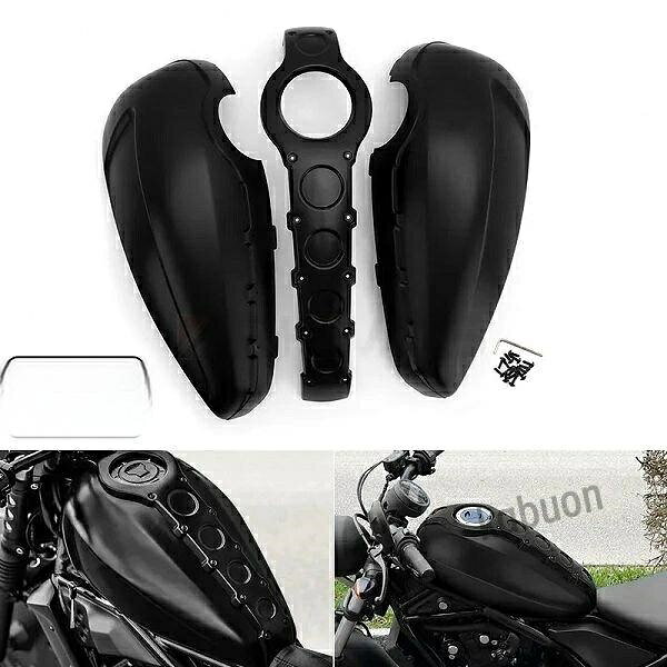 ABSプラスティック Honda 2017-2023 Rebel CMX 300 500 Model - ノンブランドの汎用品です。ホンダ純正部品ではございません。 【サイズ】 出品画像をご参照ください。 注 意 事 項 ■車種によっては加工が必要な場合がございます。 ■商品に関してのサポートは行っておりません。また箱や説明書の部類はございませんので取り付けできない場合は専門業者にご依頼ください。 ■当商品は輸入品の為、色むら、剥げ、スレ、錆、キズ等がある場合がございます。 ◆純正品ではございませんので完全一致にはなりません。 ご自身で取り付けできない場合は必ず専門業者様へご依頼下さい。 ◆入荷時期によってデザインに細かなデザインの多少の差異が見られる事が御座います。あらかじめご了承くださいませ。 ■他でも販売しているため在庫のある商品でも売り切れの場合がございますのでご了承ください。