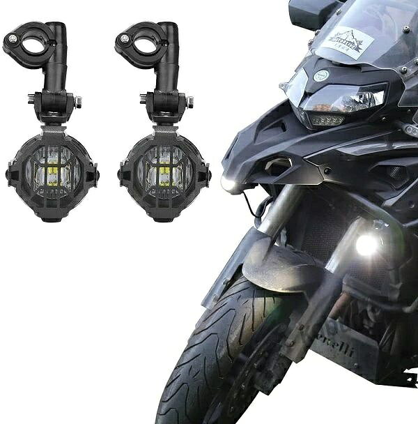 BMW R1200GS LEDフォグライト スポットライト 補助灯 フォグランプ 防水 アドベン...