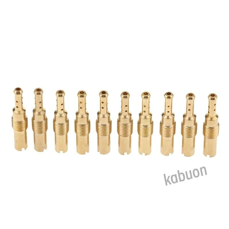 説明: 10個のキャブレタースロー/パイロットジェットニードルセットは、PWK Keihin OKO CVKオートバイキャブレターの優れた代替品です。動作状態は良好で、取り付けも簡単です。商品の状態: 100%新品色: 写真の通りサイズ: 32 35 38 40 42 45 48 50 52 55仕様: 材質: 金属タイプ: メインスロー/パイロットジェット適合: 125cc、150cc GY6 モーター搭載のほとんどの中国製スクーター、ATV、カートに適合します。ケイヒンPWK型・CVK型・PE型等のキャブレター用。他のブランドのPWK、CVK、PEタイプのキャブレターにも適合します。OKO、KOSO、Stage-6、Poliniなど パッケージに含まれるもの: スロー/パイロットジェットキット 10 個ご購入前のご案内 ● サイズについて：スタッフ間で測り方を統一していますが、実寸に1〜3cmの誤差がある場合がありますのでご了承ください。 ● 商品の色は、撮影時の光やモニターによって異なる場合がありますのでご注意ください。 ● 生地特性により匂いが感じられることがありますが、数日で気にならなくなります。 ● 他店舗と在庫を共有しているため、受注後に欠品となる場合があります。 ▼出荷前には全て検品を行っておりますが、万が一商品に不具合があった場合は、お問い合わせフォームよりご連絡くださいますようお願い申し上げます。営業日に対応いたしますのでご安心ください。10個のキャブレタースロー/パイロットジェットニードルセットは、PWK Keihin OKO CVKオートバイキャブレターの優れた代替品です。動作状態は良好で、取り付けも簡単です。商品の状態: 100%新品色: 写真の通りサイズ: 32 35 38 40 42 45 48 50 52 55