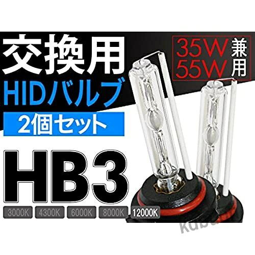 信玄 交換用 HIDバルブ HB3 12000K 35W 55W 兼用 2本セット 交換 補修に