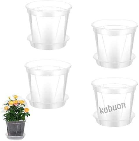 [良質な材料] 頑丈なPP材料で作られたプラスチック製の植木鉢は、強く、変形と摩耗に耐性があります。 光をより多く取り込み、いつでも根を観察でき、植物の成長を楽しむことができます。 [パッケージ内容] プランター4セット。ユニークなデザインで、植物の根が腐らず、より通気性と浸透性のある屋外用花瓶になります。 [ユニークなデザイン] 植栽ポットは、底部と側面に小さな開口部があり、排水と換気を簡単にすることができます。 健康的な植物の成長を促進します。 [取付け簡単] お気に入りの花を植えて、部屋や庭をより美しく、活気のある丸い植木鉢にすることができます。 優れた技量とシンプルな外観デザインで、野菜を育てて食品をより健康的で通気性のある植木鉢にすることができます。 [幅広い用途] ヘビ植物、ミント、サボテン、アロエ、蘭、ハーブ、苗床など、様々な観葉植物や多肉植物の栽培に適しております。 ご自宅やオフィス、お店などをデコレーションし、素敵な空間をお作りいただけます。[良質な材料] 頑丈なPP材料で作られたプラスチック製の植木鉢は、強く、変形と摩耗に耐性があります。 光をより多く取り込み、いつでも根を観察でき、植物の成長を楽しむことができます。 [パッケージ内容] プランター4セット。ユニークなデザインで、植物の根が腐らず、より通気性と浸透性のある屋外用花瓶になります。 [ユニークなデザイン] 植栽ポットは、底部と側面に小さな開口部があり、排水と換気を簡単にすることができます。 健康的な植物の成長を促進します。 [取付け簡単] お気に入りの花を植えて、部屋や庭をより美しく、活気のある丸い植木鉢にすることができます。 優れた技量とシンプルな外観デザインで、野菜を育てて食品をより健康的で通気性のある植木鉢にすることができます。 [幅広い用途] ヘビ植物、ミント、サボテン、アロエ、蘭、ハーブ、苗床など、様々な観葉植物や多肉植物の栽培に適しております。 ご自宅やオフィス、お店などをデコレーションし、素敵な空間をお作りいただけます。