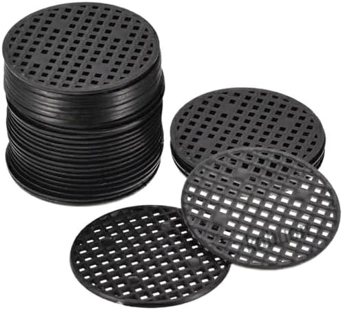 【材質】このポットドレーンネットは、高品質のプラスチックで作られており、丈夫で軽量、変形しにくい特性を持っています。【セット内容】ポット底部ネットは20枚入りで、形状は円形、直径は4.5cmです。【使いやすさ】小さな穴付きの陶器ポットや植木鉢の底部に配置でき、サイズに応じて簡単にカットできます。水は排水孔から排出され、強力な保護機能を持ち、さまざまなシーンに対応します。【機能】フィルターネットは土壌の大きな粒子の漏れを防ぎ、余分な水分を排出し、根の腐敗を防ぎます。より良い排水と空気の流れを提供し、網目の細かい目は土壌中の害虫の侵入を阻止し、植物の健康な成長をサポートします。【多目的で便利】多肉植物、観葉植物、花壇用の鉢、盆栽などに広く対応しています。屋内でも屋外でも使用でき、家庭菜園や園芸愛好家にとって必需品です。【材質】このポットドレーンネットは、高品質のプラスチックで作られており、丈夫で軽量、変形しにくい特性を持っています。【セット内容】ポット底部ネットは20枚入りで、形状は円形、直径は4.5cmです。【使いやすさ】小さな穴付きの陶器ポットや植木鉢の底部に配置でき、サイズに応じて簡単にカットできます。水は排水孔から排出され、強力な保護機能を持ち、さまざまなシーンに対応します。【機能】フィルターネットは土壌の大きな粒子の漏れを防ぎ、余分な水分を排出し、根の腐敗を防ぎます。より良い排水と空気の流れを提供し、網目の細かい目は土壌中の害虫の侵入を阻止し、植物の健康な成長をサポートします。【多目的で便利】多肉植物、観葉植物、花壇用の鉢、盆栽などに広く対応しています。屋内でも屋外でも使用でき、家庭菜園や園芸愛好家にとって必需品です。