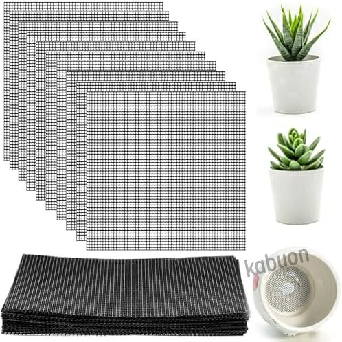 【仕様】 排水孔ネットマット50枚、サイズは10×10 cm。 【製品マテリアル】 これらの盆栽底部排水格子網は良質なポリエチレンで作られ、軽量で柔軟、耐引裂性が強いです。 丈夫で耐久性があり、再利用可能です。 【最適排水と土壌保持】 植木鉢穴ネットマットは良好な排水効果を確保し、同時に土壌流出を防止します。 穴は土壌の原位置を効果的に維持し、植物の健康成長を促進し、混乱を減らします。 室内でも屋外でも、清潔な環境を保つのに最適です。 【裁断可能】 この植木鉢穴マットは裁断可能で、どんな形状の植木鉢にも適応できます。 欠かせない園芸部品です。 【使用しやすい】 植木鉢のスクリーンマットを植木鉢の底に置くだけで、土壌の流失を防止し、排水が良好であることを確保します。 どんな盆栽植物の使用にも適しています。【仕様】 排水孔ネットマット50枚、サイズは10×10 cm。 【製品マテリアル】 これらの盆栽底部排水格子網は良質なポリエチレンで作られ、軽量で柔軟、耐引裂性が強いです。 丈夫で耐久性があり、再利用可能です。 【最適排水と土壌保持】 植木鉢穴ネットマットは良好な排水効果を確保し、同時に土壌流出を防止します。 穴は土壌の原位置を効果的に維持し、植物の健康成長を促進し、混乱を減らします。 室内でも屋外でも、清潔な環境を保つのに最適です。 【裁断可能】 この植木鉢穴マットは裁断可能で、どんな形状の植木鉢にも適応できます。 欠かせない園芸部品です。 【使用しやすい】 植木鉢のスクリーンマットを植木鉢の底に置くだけで、土壌の流失を防止し、排水が良好であることを確保します。 どんな盆栽植物の使用にも適しています。