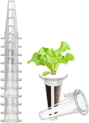 【高品質な素材】この水耕栽培ポットは高品質なPPプラスチック素材を使用しており、耐久性に優れています。室内外で繰り返し使用でき、長期間の使用が可能です。【植物の生長に促進】無土壌植物や水耕栽培用に最適な水耕栽培ポットです。大きめのメッシュで通気性が良く、根が呼吸しやすくなります。水分・養分をしっかり保ち、植物の根の成長を効果的に促進します。【12個バスケット】縦にスリットが入った円筒形の水耕栽培ポットです。家庭菜園を手軽に始められ、発芽や収穫の楽しさを味わえます。大きなプランターや土が不要で、初心者やお子様の植物観察にも適しています。【使いやすい】水耕栽培はとても楽しく、球根をガラス瓶の縁に固定して使用できます。サイズも使いやすく、清潔で観察もしやすいです。根を張るのに適した深さがあります。【様々な場合で大活躍】室内での水耕栽培に使用でき、水草ポットをそのまま入れて栽培することも可能です。ミニトマトやイチゴの栽培にも適しており、アクアポニックス用としても楽しめます。【高品質な素材】この水耕栽培ポットは高品質なPPプラスチック素材を使用しており、耐久性に優れています。室内外で繰り返し使用でき、長期間の使用が可能です。【植物の生長に促進】無土壌植物や水耕栽培用に最適な水耕栽培ポットです。大きめのメッシュで通気性が良く、根が呼吸しやすくなります。水分・養分をしっかり保ち、植物の根の成長を効果的に促進します。【12個バスケット】縦にスリットが入った円筒形の水耕栽培ポットです。家庭菜園を手軽に始められ、発芽や収穫の楽しさを味わえます。大きなプランターや土が不要で、初心者やお子様の植物観察にも適しています。【使いやすい】水耕栽培はとても楽しく、球根をガラス瓶の縁に固定して使用できます。サイズも使いやすく、清潔で観察もしやすいです。根を張るのに適した深さがあります。【様々な場合で大活躍】室内での水耕栽培に使用でき、水草ポットをそのまま入れて栽培することも可能です。ミニトマトやイチゴの栽培にも適しており、アクアポニックス用としても楽しめます。