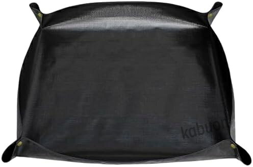 サイズ：約100×100cm カラー：ブラック 材質：ポリエチレン（防水塗装） 内容：1枚 表面はPE防水塗装で、防水性があります。 汚れてもサッと拭き取ることができ、お手入れも簡単です。 リビングルームやバルコニーなどで植物の栽培や土壌の交換に便利なマットです。 四隅のスナップボタンを留めることでトレイ状になり、用土のこぼれ落ちや飛び散りを防止します。 地面が汚れることはありません。 使わない時は折りたたむことができ、軽量で持ち運びもラクラクです。サイズ：約100×100cm カラー：ブラック 材質：ポリエチレン（防水塗装） 内容：1枚 表面はPE防水塗装で、防水性があります。 汚れてもサッと拭き取ることができ、お手入れも簡単です。 リビングルームやバルコニーなどで植物の栽培や土壌の交換に便利なマットです。 四隅のスナップボタンを留めることでトレイ状になり、用土のこぼれ落ちや飛び散りを防止します。 地面が汚れることはありません。 使わない時は折りたたむことができ、軽量で持ち運びもラクラクです。