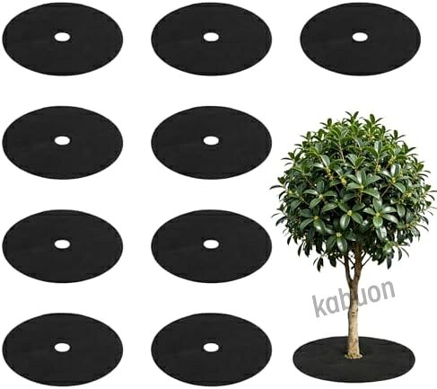 【セット内容とサイズ】9枚入り、1枚あたり32×4cmの園芸用シート。果樹や花壇、鉢植えの雑草対策に最適です。【耐久性・長持ち】厚手で丈夫な不織布を使用しており、引き裂きやすれに強く、長期間の使用でも劣化しにくい設計です。環境に優しい素材で安心して使えます。【多用途対応】庭や畑、菜園、花壇、駐車場、ウッドデッキ下、墓地など幅広い場所で雑草を抑制できます。様々なシーンで活躍する汎用性の高いシートです。【簡単カット＆設置】中央の穴に苗を合わせるだけで植え付け可能。必要に応じてハサミで簡単にカットでき、切り込み入りで苗を植えた後も敷きやすく便利です。【通気性と排水性】エンボス加工により水はけが良く、通気性も確保。植物の根が健やかに成長でき、雨天時も水たまりになりにくく快適に使えます。【セット内容とサイズ】9枚入り、1枚あたり32×4cmの園芸用シート。果樹や花壇、鉢植えの雑草対策に最適です。【耐久性・長持ち】厚手で丈夫な不織布を使用しており、引き裂きやすれに強く、長期間の使用でも劣化しにくい設計です。環境に優しい素材で安心して使えます。【多用途対応】庭や畑、菜園、花壇、駐車場、ウッドデッキ下、墓地など幅広い場所で雑草を抑制できます。様々なシーンで活躍する汎用性の高いシートです。【簡単カット＆設置】中央の穴に苗を合わせるだけで植え付け可能。必要に応じてハサミで簡単にカットでき、切り込み入りで苗を植えた後も敷きやすく便利です。【通気性と排水性】エンボス加工により水はけが良く、通気性も確保。植物の根が健やかに成長でき、雨天時も水たまりになりにくく快適に使えます。