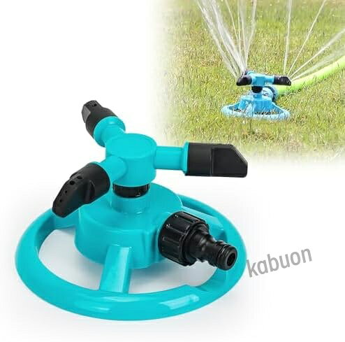スプリンクラー 散水 回転式 芝生用 ノズル 角度調整 360度回転 自動散水 ガーデン 散水 花壇 農業用