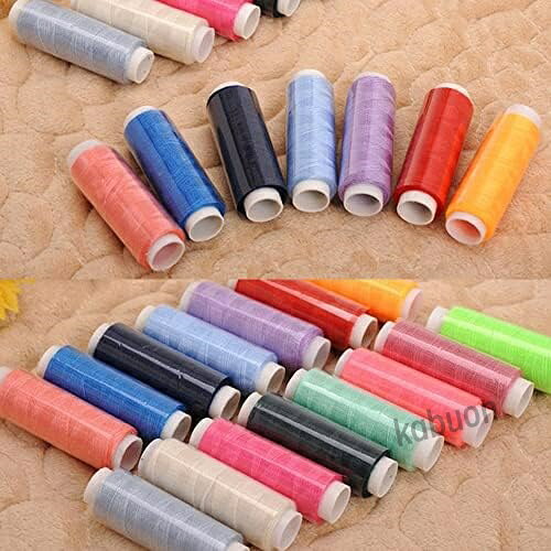 かぶおんの手縫い糸 ミシン糸 39色セット 小巻 手芸 DIY 裁縫 刺繍用 カラフル 約180メートル/巻｜アングル3