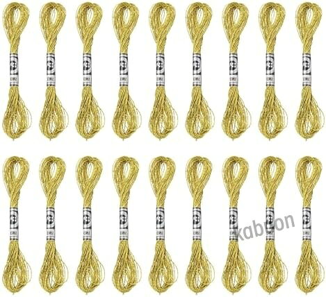 用途：この刺繍糸は、細かな模様やクロスステッチ、衣類、アクセサリー、家庭装飾など、さまざまな刺繍に適しています。また、手縫いの装飾やブレスレットの紐、コサージュ、衣類の装飾などにも使用できます。カラー: 金色 素材: ナイロン 全長: 8M / 8.75 ヤード パッキングリスト: 18 x 刺繍糸 利点：耐久性のある素材で作られたこの刺繍糸は、良質なナイロンを使用しており、刺繍作品の仕上がりを向上させます。12本撚りの刺繍糸は、高級感のあるメタリックな質感と優れた耐久性を持ち、デザインに洗練された雰囲気を添えます。取扱簡単：糸の滑らかな一貫性と快適な取り扱いにより、初心者と経験者の両方に適しています。ご注意：刺繍糸の性能を最大限に発揮させるため、使用中は糸が絡まったり切れたりしないよう丁寧に取り扱ってください。品質を保つため、直射日光を避け、涼しく乾燥した場所に保管してください。用途：この刺繍糸は、細かな模様やクロスステッチ、衣類、アクセサリー、家庭装飾など、さまざまな刺繍に適しています。また、手縫いの装飾やブレスレットの紐、コサージュ、衣類の装飾などにも使用できます。カラー: 金色 素材: ナイロン 全長: 8M / 8.75 ヤード パッキングリスト: 18 x 刺繍糸 利点：耐久性のある素材で作られたこの刺繍糸は、良質なナイロンを使用しており、刺繍作品の仕上がりを向上させます。12本撚りの刺繍糸は、高級感のあるメタリックな質感と優れた耐久性を持ち、デザインに洗練された雰囲気を添えます。取扱簡単：糸の滑らかな一貫性と快適な取り扱いにより、初心者と経験者の両方に適しています。ご注意：刺繍糸の性能を最大限に発揮させるため、使用中は糸が絡まったり切れたりしないよう丁寧に取り扱ってください。品質を保つため、直射日光を避け、涼しく乾燥した場所に保管してください。