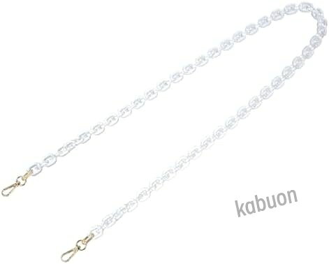 アクリルチェーンパースストラップ 交換用 ハンドバッグストラップ 透明 37cm
