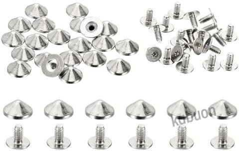 素材：合金 スクリューサイズ：7x7mm / 0.28x0.28" サイズ：4.7x10mm / 0.19x0.39" 利点：スタッズは合金製で、錆びにくく、耐久性があり、色あせしません。 防錆、防酸化、丸くて滑らか、平らでバリがなく、革に傷をつけることはありません。 レザーリベットスクリューは、ベルト、ハンドバッグ、靴、犬の首輪、ジャケット、服、革、革のサドル、財布、ファブリック、レザークラフト、装飾などのDIYプロジェクトに広く使用されています。 日常の便利なアクセサリーです。 取り扱い方法：メタルスタッズは、ドライバーで簡単に取り付けと取り外しができます。 両側から2つのパーツを取り付けるだけでバインディング効果が得られます。 注意：7mmの高さのスクリューは、2mm未満の材料の取り付けにのみ適しています。 サイズ、ヘッドスタイル、色の異なるレザーリベットも取り揃えています。素材：合金 スクリューサイズ：7x7mm / 0.28x0.28" サイズ：4.7x10mm / 0.19x0.39" 利点：スタッズは合金製で、錆びにくく、耐久性があり、色あせしません。 防錆、防酸化、丸くて滑らか、平らでバリがなく、革に傷をつけることはありません。 レザーリベットスクリューは、ベルト、ハンドバッグ、靴、犬の首輪、ジャケット、服、革、革のサドル、財布、ファブリック、レザークラフト、装飾などのDIYプロジェクトに広く使用されています。 日常の便利なアクセサリーです。 取り扱い方法：メタルスタッズは、ドライバーで簡単に取り付けと取り外しができます。 両側から2つのパーツを取り付けるだけでバインディング効果が得られます。 注意：7mmの高さのスクリューは、2mm未満の材料の取り付けにのみ適しています。 サイズ、ヘッドスタイル、色の異なるレザーリベットも取り揃えています。