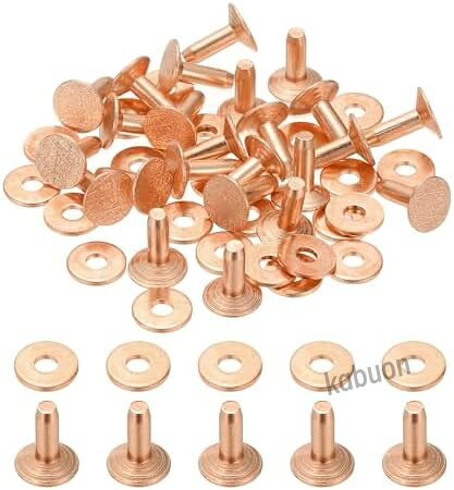素材：銅 サイズ：9x3.3x9 mm 利点：レザーリベットとバーは金属製で、錆びにくく、耐久性があり、色あせしにくいです。防錆、防酸化、丸くて滑らか、平らでバリがなく、革に傷をつけません。 レザー用リベットとバー ワッシャー ファスナーは、ベルト、ハンドバッグ、靴、ジャケット、服、革工芸、装飾、クラフトなどのDIYプロジェクトに広く使用されています。日常のための便利なアクセサリーです。 取扱簡単：メタルレザーリベットは簡単に取り付けて繰り返し取り外すことができます。両側から2つの部品を取り付けるだけでバインディング効果を得ることができ、異なる種類の革製品を固定して異なる取り付けニーズに対応できます。 ご注意：異なるサイズ、ヘッドスタイル、色のレザーリベットがございますので、ご購入前に製品の詳細をご確認ください。素材：銅 サイズ：9x3.3x9 mm 利点：レザーリベットとバーは金属製で、錆びにくく、耐久性があり、色あせしにくいです。防錆、防酸化、丸くて滑らか、平らでバリがなく、革に傷をつけません。 レザー用リベットとバー ワッシャー ファスナーは、ベルト、ハンドバッグ、靴、ジャケット、服、革工芸、装飾、クラフトなどのDIYプロジェクトに広く使用されています。日常のための便利なアクセサリーです。 取扱簡単：メタルレザーリベットは簡単に取り付けて繰り返し取り外すことができます。両側から2つの部品を取り付けるだけでバインディング効果を得ることができ、異なる種類の革製品を固定して異なる取り付けニーズに対応できます。 ご注意：異なるサイズ、ヘッドスタイル、色のレザーリベットがございますので、ご購入前に製品の詳細をご確認ください。