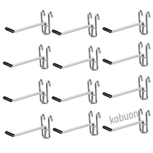 12個セット ネットフック フック径6mm 長さ10cm 固定 止め 金具 メッシュフック 収納 商品陳列 ディスプレイ