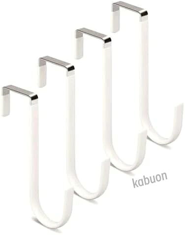 【製品仕様】厚み3.7cm以下のドアに取り付け可能です。 （ご購入の際はドアの厚みをよく測ってください）。【ステンレス製で高耐久】本体はサビにくいステンレス素材を使用しており、長期間の使用でも劣化しにくい設計です。 重いバッグやコートをかけても変形せず、しっかりと荷重を支えます。【PVC保護カバーでドアに優しい】フックの取り付け部分には柔らかいPVCカバーが付いており、 ドアや壁に直接触れてもキズや傷みを防ぎます。 見た目もスッキリとしたホワイトカラーで、インテリアに馴染みます。【工具不要で簡単取り付け】ネジやドライバーが不要な設計で、挟み込むだけでドアやパーティションにすぐに設置可能です。 賃貸住宅でも気軽に使え、取り外しも簡単です。【多用途で収納力アップ】帽子、ネクタイ、タオル、傘、バッグなど、さまざまな小物を整理できるため、 玄関・クローゼット・浴室など幅広い場所で活躍します。 すっきりとした収納が実現します。【製品仕様】厚み3.7cm以下のドアに取り付け可能です。 （ご購入の際はドアの厚みをよく測ってください）。【ステンレス製で高耐久】本体はサビにくいステンレス素材を使用しており、長期間の使用でも劣化しにくい設計です。 重いバッグやコートをかけても変形せず、しっかりと荷重を支えます。【PVC保護カバーでドアに優しい】フックの取り付け部分には柔らかいPVCカバーが付いており、 ドアや壁に直接触れてもキズや傷みを防ぎます。 見た目もスッキリとしたホワイトカラーで、インテリアに馴染みます。【工具不要で簡単取り付け】ネジやドライバーが不要な設計で、挟み込むだけでドアやパーティションにすぐに設置可能です。 賃貸住宅でも気軽に使え、取り外しも簡単です。【多用途で収納力アップ】帽子、ネクタイ、タオル、傘、バッグなど、さまざまな小物を整理できるため、 玄関・クローゼット・浴室など幅広い場所で活躍します。 すっきりとした収納が実現します。