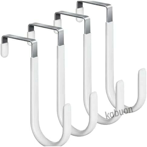【業界トップクラスの耐荷重】 1個あたり最大5kgまで対応！バッグや衣類など重い物も落下の心配なく安心して掛けられます。 【ドアを傷つけない優しい設計】 PVCプロテクター付きフック先端で、ドア表面や衣類へのダメージゼロ。賃貸住宅でも気兼ねなく使えます。 【工具不要3秒取り付け】 ドリルもネジも不要！ドア上部やキッチン取っ手に「引っ掛けるだけ」で即時設置。女性でもラクラク作業可能です。 【スリム設計で狭い隙間も有効活用】 厚さ3.7cm以下の薄いドアにも対応。ドア間の無駄なスペースを収納エリアに変える省スペース設計です。 【4個セットでコスパ抜群】 玄関・洗面所・クローゼットなど複数設置したい方に最適！30gの軽量設計でドア負担も軽減します。【業界トップクラスの耐荷重】 1個あたり最大5kgまで対応！バッグや衣類など重い物も落下の心配なく安心して掛けられます。 【ドアを傷つけない優しい設計】 PVCプロテクター付きフック先端で、ドア表面や衣類へのダメージゼロ。賃貸住宅でも気兼ねなく使えます。 【工具不要3秒取り付け】 ドリルもネジも不要！ドア上部やキッチン取っ手に「引っ掛けるだけ」で即時設置。女性でもラクラク作業可能です。 【スリム設計で狭い隙間も有効活用】 厚さ3.7cm以下の薄いドアにも対応。ドア間の無駄なスペースを収納エリアに変える省スペース設計です。 【4個セットでコスパ抜群】 玄関・洗面所・クローゼットなど複数設置したい方に最適！30gの軽量設計でドア負担も軽減します。