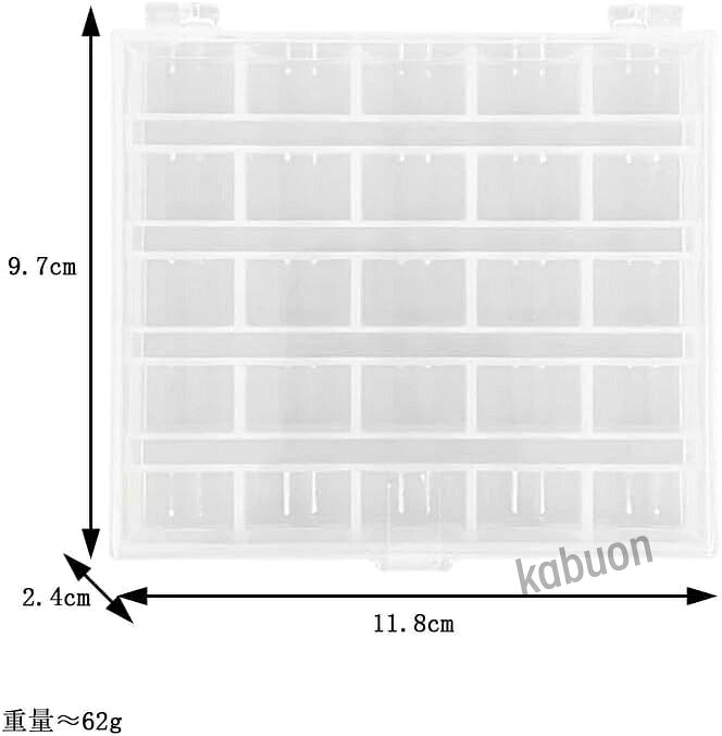 25個セット ボビン プラスチック製 透明ボビン 縫いボビン 裁縫道具 収納ボックス ...