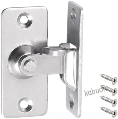 【設定内容】ドアロックフック付きドアバックル2個、ネジ4個。サイズ：約4.4 cm×1.9 cm。色：シルバー。【適用範囲】木製のドアと窓のために設計され、家庭の寝室、ドア、庭、浴室、キャビネット、トイレ、ホテル、オフィスなどの多くのドアと窓に適しています。【高品質材料】高品質ステンレス鋼製で、反転設計ロックと多層研磨仕上げ加工から構成されています。破損や変形しにくく、堅牢で信頼性があり、非常に耐久性があります。【特徴】製品の外観が絶妙で、厚底が補強されており、破損や変形に強く、腐食に対しても優れた耐性があります。【使いやすく便利】設計錠とボルト錠を反転させることで、より快適な生活環境を提供し、大きな安全性を確保します。【設定内容】ドアロックフック付きドアバックル2個、ネジ4個。サイズ：約4.4 cm×1.9 cm。色：シルバー。【適用範囲】木製のドアと窓のために設計され、家庭の寝室、ドア、庭、浴室、キャビネット、トイレ、ホテル、オフィスなどの多くのドアと窓に適しています。【高品質材料】高品質ステンレス鋼製で、反転設計ロックと多層研磨仕上げ加工から構成されています。破損や変形しにくく、堅牢で信頼性があり、非常に耐久性があります。【特徴】製品の外観が絶妙で、厚底が補強されており、破損や変形に強く、腐食に対しても優れた耐性があります。【使いやすく便利】設計錠とボルト錠を反転させることで、より快適な生活環境を提供し、大きな安全性を確保します。