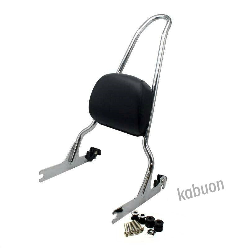商品名：◆◇2006年〜 ソフテイル用 デタッチャブル シーシーバー バックレスト/flstf flstfb softail ナイトトレイン ハーレー クローム◇◆※お届けまでに、通常2-3週間程お時間を頂戴しております。配送会社の都合により、1ヵ月程度要する可能性もございます。【商品説明】 ハーレーダビッドソン ソフテイルモデル用のシーシーバー＆バックレストセットです。 スリムなスチールバーとブラック仕上げがクラシックなボバースタイルを演出します。 一体型デザインを採用し、すっきりとした外観に仕上げられています。 バックレストは同乗者が快適に座れる位置に設計されています。 【適合車種】 2007-2017 FLSTF Fat Boy 2007-2016 FLSTFB Fat Boy Lo 2016-2017 FLSTFBS Fat Boy S 2008-2011 FLSTSB Cross Bones 2010-2012 FLSTSE CVO Softail Convertible 2006-2015 FXST Softail Standard 2007-2009 FXSTC Softail Custom 2006-2009 FXSTB Night Train 2006 FXSTS Springer Softail ※一部車種ではウインカー移設キットが必要となる場合があります。 【特徴】 ・新品 ・スリムなシーシーバーデザイン ・一体型構造 ・クラシックなボバースタイル ・同乗者用バックレスト付 ・ブラック仕上げ 【仕様】 材質：スチール、レザー カラー：ブラック/クローム 【セット内容】 シーシーバー＆バックレスト×1セット 取付ボルト・ハードウェアキット 【ご注意】 ご購入前にお客様の車両の年式・型式・適合をご確認ください。 一部車種ではウインカー移設キットが必要となる場合があります。商品名：◆◇2006年〜 ソフテイル用 デタッチャブル シーシーバー バックレスト/flstf flstfb softail ナイトトレイン ハーレー クローム◇◆※お届けまでに、通常2-3週間程お時間を頂戴しております。配送会社の都合により、1ヵ月程度要する可能性もございます。【商品説明】 ハーレーダビッドソン ソフテイルモデル用のシーシーバー＆バックレストセットです。 スリムなスチールバーとブラック仕上げがクラシックなボバースタイルを演出します。 一体型デザインを採用し、すっきりとした外観に仕上げられています。 バックレストは同乗者が快適に座れる位置に設計されています。 【適合車種】 2007-2017 FLSTF Fat Boy 2007-2016 FLSTFB Fat Boy Lo 2016-2017 FLSTFBS Fat Boy S 2008-2011 FLSTSB Cross Bones 2010-2012 FLSTSE CVO Softail Convertible 2006-2015 FXST Softail Standard 2007-2009 FXSTC Softail Custom 2006-2009 FXSTB Night Train 2006 FXSTS Springer Softail ※一部車種ではウインカー移設キットが必要となる場合があります。 【特徴】 ・新品 ・スリムなシーシーバーデザイン ・一体型構造 ・クラシックなボバースタイル ・同乗者用バックレスト付 ・ブラック仕上げ 【仕様】 材質：スチール、レザー カラー：ブラック/クローム 【セット内容】 シーシーバー＆バックレスト×1セット 取付ボルト・ハードウェアキット 【ご注意】 ご購入前にお客様の車両の年式・型式・適合をご確認ください。 一部車種ではウインカー移設キットが必要となる場合があります。