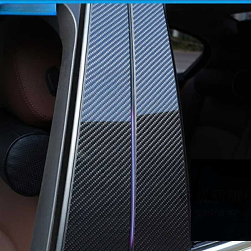 BMW サイド ピラー カバー ドア ウィンドウ 枠　6枚 セット E90 セダン Mスポーツ...