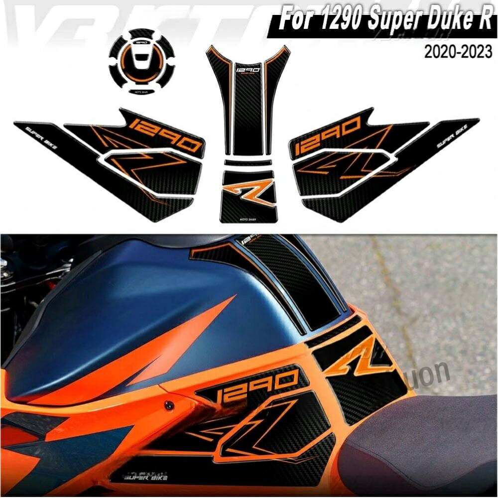 商品説明 KTM 1290スーパーデュークR/デューク1290（2020〜2023年式）対応の3D樹脂製タンクパッドステッカーです。燃料タンクを傷や汚れから保護するデカールです。・ブランド: V3KTOR・素材: ポリ塩化ビニール・重量: 235g・アイテムタイプ: デカール・ステッカー 商品仕様 メーカー型番-代表カラーマルチカラーメーカーV3KTORお届け目安2〜3週間でお届け発送元海外倉庫 → 国内検品後に発送 お届けまでの流れと日数ご注文をいただいてから海外倉庫で手配を開始します。お届けまでは 2〜3週間でお届け が目安です。国内に到着した商品は、1点ずつ状態を確認したうえで発送しております。天候・通関・国際輸送の事情により、目安より遅れる場合がございます。当店は製造元ではないため、輸送上の遅延についてはお約束をいたしかねますが、状況が分かり次第すみやかにご連絡いたします。お急ぎのご事情がある場合は、ご注文前に「ショップへ相談」よりお気軽にお問い合わせください。お取り付けについて海外向けに製造された製品のため、取扱説明書は同梱されておりません。お取り付けは、整備工場や専門店など作業に慣れた方へのご依頼をおすすめしております。国内の純正部品とは形状や接続部が異なることがあり、現物に合わせた調整が必要になる場合がございます。適合や車検対応の可否は、掲載中の画像と仕様欄をご確認のうえ、お客様にてご判断をお願いしております。判断に迷われる際は、事前にご相談ください。当店は輸入と販売を専門としております。恐れ入りますが、取り付け作業や加工に関するご相談はお受けしておりません。お取り付けに伴う加工費・部品代・交換費用につきましては、当店でのご負担はいたしかねます。あらかじめご了承ください。配送方法海外倉庫から届いた商品を、国内で1点ずつ確認してから発送しています。国内配送は日本郵便または佐川急便を予定しております。恐れ入りますが、配送業者のご指定は承っておりません。サイズの大きい商品は、配送会社の規定によりご自宅までお届けできない場合がございます。その際は最寄りの営業所でのお受け取りをお願いすることがございます。お届け日時のご指定は、国内発送の手配が整いましたらご案内いたします。ご返品・交換についてご注文をいただいた時点で、海外倉庫での商品確保と輸出の手続きが始まります。そのため、ご注文後のキャンセル・ご変更はお受けしておりません。ご注文前に、仕様・適合・お届け日数を十分にご確認ください。お客様のご都合によりキャンセルされる場合は、商品代金の30％を手数料として頂戴しております。その後あらためて当店をご利用いただける場合には、この手数料は申し受けません。次のご注文時に「キャンセル分あり」とお伝えください。初期不良の場合は、商品到着後7日以内にご連絡ください。交換または返金にて責任をもって対応いたします。状態の分かるお写真を添えていただけますと、手続きがスムーズです。ご購入前のご相談はいつでも承ります。お気軽に「ショップへ相談」よりお問い合わせください。ご購入前のご確認事項輸入品のため、外装や本体に細かなスレ・小傷が見られる場合がございます。実用上支障のない範囲としてお取り扱いいただけますと幸いです。仕様欄に英語表記が残っている箇所がございます。海外メーカーの記載をそのまま掲載したもので、日本国内での保証をお約束するものではございません。製品の仕様は、メーカーの都合により予告なく変更される場合がございます。通関時に検査項目が追加され、別途費用が生じる場合がございます。その際は、事前にご相談のうえで進めさせていただきます。輸入消費税が別途課税される場合がございます。お客様にご負担をお願いすることがございますので、あらかじめご了承ください。お取り付け後の車両の不具合や、ご使用に伴う事故・怪我・盗難などにつきましては、当店では責任を負いかねます。 お支払い方法 VISAMastercardJCBAMEXDiners楽天ペイ銀行振込コンビニ前払後払いApple Pay 当店の販売条件をご確認のうえ、ご購入手続きへお進みください 必須 上記の内容を確認しました ※ 購入手続きの画面で、同じ確認項目にチェックをお願いしております。 本商品は海外からのお取り寄せ品です。 お届けまで 2〜3週間でお届け を頂戴します。上記の納期・お取り付け・ご返品の各条件をご確認のうえ、 ご注文いただきますようお願い申し上げます。 並行輸入品海外お取り寄せ yutaca 楽天市場店／輸入カー＆バイクパーツ専門店　お問い合わせは楽天市場の「ショップへ相談」よりお願いいたします。商品説明 KTM 1290スーパーデュークR/デューク1290（2020〜2023年式）対応の3D樹脂製タンクパッドステッカーです。燃料タンクを傷や汚れから保護するデカールです。・ブランド: V3KTOR・素材: ポリ塩化ビニール・重量: 235g・アイテムタイプ: デカール・ステッカー 商品仕様 メーカー型番-代表カラーマルチカラーメーカーV3KTORお届け目安2〜3週間でお届け発送元海外倉庫 → 国内検品後に発送 お届けまでの流れと日数ご注文をいただいてから海外倉庫で手配を開始します。お届けまでは 2〜3週間でお届け が目安です。国内に到着した商品は、1点ずつ状態を確認したうえで発送しております。天候・通関・国際輸送の事情により、目安より遅れる場合がございます。当店は製造元ではないため、輸送上の遅延についてはお約束をいたしかねますが、状況が分かり次第すみやかにご連絡いたします。お急ぎのご事情がある場合は、ご注文前に「ショップへ相談」よりお気軽にお問い合わせください。お取り付けについて海外向けに製造された製品のため、取扱説明書は同梱されておりません。お取り付けは、整備工場や専門店など作業に慣れた方へのご依頼をおすすめしております。国内の純正部品とは形状や接続部が異なることがあり、現物に合わせた調整が必要になる場合がございます。適合や車検対応の可否は、掲載中の画像と仕様欄をご確認のうえ、お客様にてご判断をお願いしております。判断に迷われる際は、事前にご相談ください。当店は輸入と販売を専門としております。恐れ入りますが、取り付け作業や加工に関するご相談はお受けしておりません。お取り付けに伴う加工費・部品代・交換費用につきましては、当店でのご負担はいたしかねます。あらかじめご了承ください。配送方法海外倉庫から届いた商品を、国内で1点ずつ確認してから発送しています。国内配送は日本郵便または佐川急便を予定しております。恐れ入りますが、配送業者のご指定は承っておりません。サイズの大きい商品は、配送会社の規定によりご自宅までお届けできない場合がございます。その際は最寄りの営業所でのお受け取りをお願いすることがございます。お届け日時のご指定は、国内発送の手配が整いましたらご案内いたします。ご返品・交換についてご注文をいただいた時点で、海外倉庫での商品確保と輸出の手続きが始まります。そのため、ご注文後のキャンセル・ご変更はお受けしておりません。ご注文前に、仕様・適合・お届け日数を十分にご確認ください。お客様のご都合によりキャンセルされる場合は、商品代金の30％を手数料として頂戴しております。その後あらためて当店をご利用いただける場合には、この手数料は申し受けません。次のご注文時に「キャンセル分あり」とお伝えください。初期不良の場合は、商品到着後7日以内にご連絡ください。交換または返金にて責任をもって対応いたします。状態の分かるお写真を添えていただけますと、手続きがスムーズです。ご購入前のご相談はいつでも承ります。お気軽に「ショップへ相談」よりお問い合わせください。ご購入前のご確認事項輸入品のため、外装や本体に細かなスレ・小傷が見られる場合がございます。実用上支障のない範囲としてお取り扱いいただけますと幸いです。仕様欄に英語表記が残っている箇所がございます。海外メーカーの記載をそのまま掲載したもので、日本国内での保証をお約束するものではございません。製品の仕様は、メーカーの都合により予告なく変更される場合がございます。通関時に検査項目が追加され、別途費用が生じる場合がございます。その際は、事前にご相談のうえで進めさせていただきます。輸入消費税が別途課税される場合がございます。お客様にご負担をお願いすることがございますので、あらかじめご了承ください。お取り付け後の車両の不具合や、ご使用に伴う事故・怪我・盗難などにつきましては、当店では責任を負いかねます。 お支払い方法 VISAMastercardJCBAMEXDiners楽天ペイ銀行振込コンビニ前払後払いApple Pay 当店の販売条件をご確認のうえ、ご購入手続きへお進みください 必須 上記の内容を確認しました ※ 購入手続きの画面で、同じ確認項目にチェックをお願いしております。 本商品は海外からのお取り寄せ品です。 お届けまで 2〜3週間でお届け を頂戴します。上記の納期・お取り付け・ご返品の各条件をご確認のうえ、 ご注文いただきますようお願い申し上げます。 並行輸入品海外お取り寄せ yutaca 楽天市場店／輸入カー＆バイクパーツ専門店　お問い合わせは楽天市場の「ショップへ相談」よりお願いいたします。