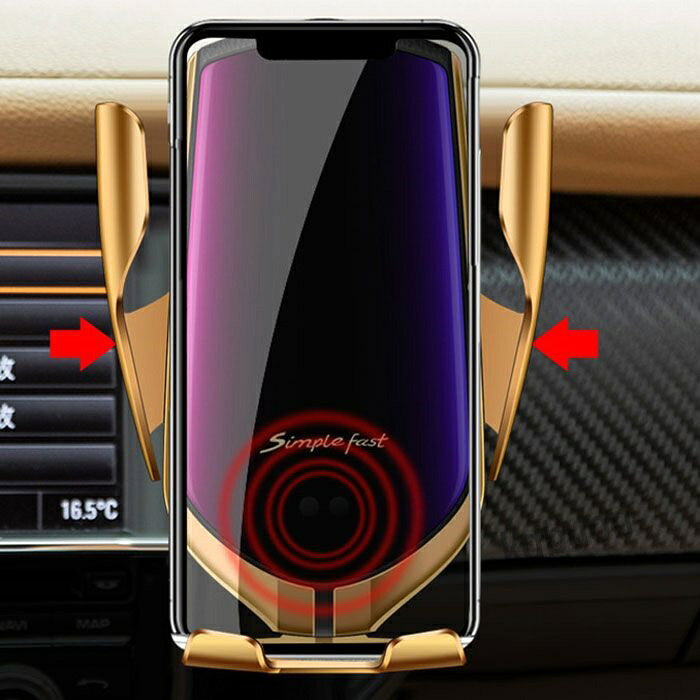 【置くだけで自動ホールド】 車載ホルダー 充電器 スマホホルダー 車用 ワイヤレス充電器 自動開閉 Qi 急速充電 スマホスタンド 車載 エアコン吹き出し口 iPhone16 15 Android 15W 角度調整 360度回転 安定 片手 操作 かっこいい おしゃれ ドライブ 便利 ガジェット 送料無料 kabuon-10036870 カブオン サンプル画像3