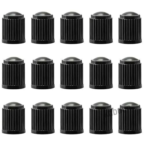 タイヤバルブキャップ 15個セット エアバルブキャップ プラスチック タイヤ エア ...