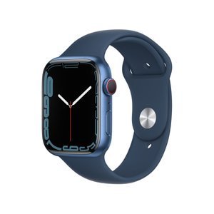 MKJT3J/A Apple Watch Series 7 GPS+Cellularモデル 45mm [アビスブルースポーツバンド]