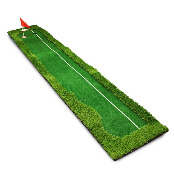 パターマット/ゴルフ パット練習用マット 3m/ロングタイプ パッティングマット