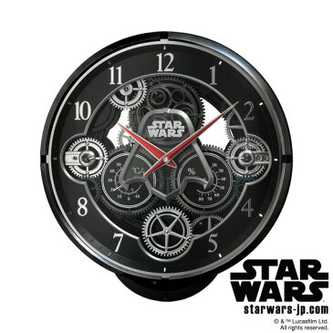 【電波 からくり 掛 時計 スター・ウォーズ ダースベイダー】 KARAKURI CLOCK 4MN533MC02 STAR WARS スター・ウォーズ ダースベイダー Darth Vader 電波時計 からくり 【お取り寄せ】 【20%OFF】【Disneyzone】 【景品 ギフト お歳暮】【新生活 応援】