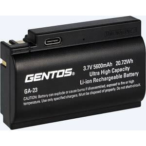 ジェントス Gシリーズ 専用充電池 GA-23 USB Type-C充電 GENTOS【アウトドア 防災...
