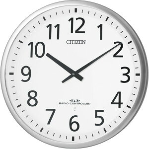 電波 掛 時計 壁掛 時計 シチズン CITIZEN 4MY821-019 日組 金属 ユニバーサルデザインフォント グリーン購入法適応 2針 3電波 【お取り寄せ】