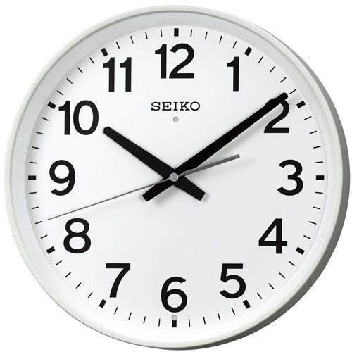 電波 掛 時計 KX317W セイコー クロック SEIKO スイープセコンド おやすみ秒針 オフィス 学校 【ギフトラッピング対応】【お取り寄せ】