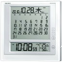 電波 時計 カレンダー SQ422W セイコークロック SEIKO 電波クロック 掛け時計 置き時計兼用 デジタル カレンダー 温度 湿度 六曜表示 【ギフトラ...