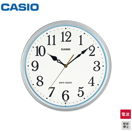 カシオ 電波 掛 時計 IQ-481J-8JF CASIO アナログ シンプル 壁掛 秒針停止機能 レトロ クロック 【お取り寄せ】 【ギフトラッピング対応】 カシオ 電波 掛 時計 IQ-481J-8JF CASIO アナログ シンプル 壁掛 秒針停止機能 レトロ クロック 【お取り寄せ】 【ギフトラッピング対応】