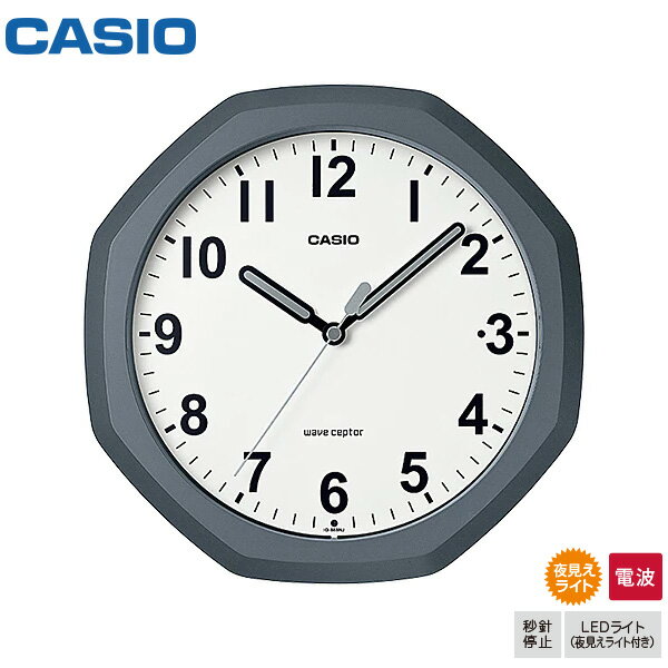 電波 掛 置 兼用 時計 カシオ IQ-888NJ-8JF CASIO クロック スタンダード ライト アナログ レトロ クロック 【お取り寄せ】