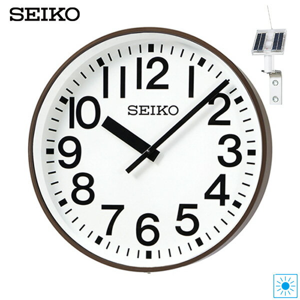 システムクロック QFC-503S セイコークロック SEIKO ソーラー式 アナログ時計 ポリカーポネート 【お取り寄せ】