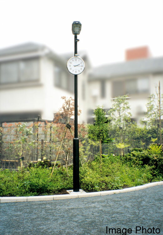 電波 屋外 ポール 時計 シチズン CITIZEN 電波 ポール 時計 屋外 JIS防雨 4MY611-N19 省電力 ポリカーボネイト 【お取り寄せ】