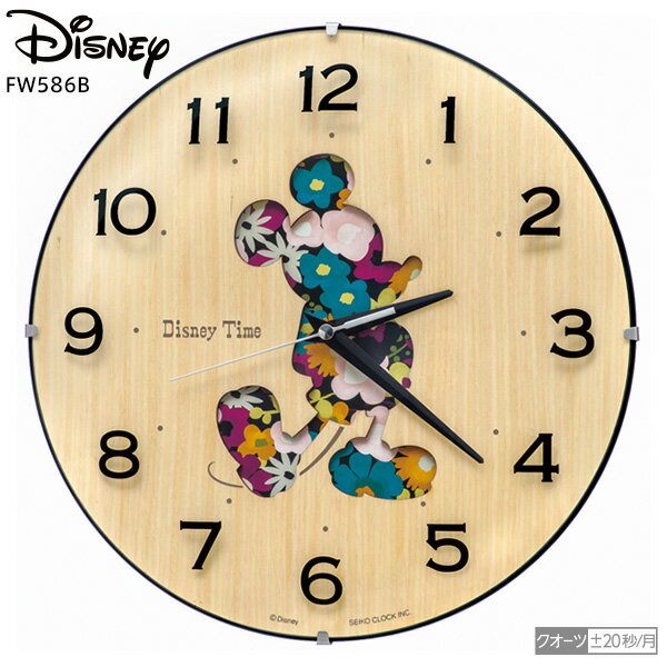 ディズニー 掛 時計 Disney FW586B ミッキーマウス インテリア クロック セイコー SEIKO 【Disneyzone】【ギフトラッピング対応】【お取り寄せ】【正規品】のサムネイル