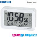 【11/1限定 ポイント最大20倍☆複数購入&エントリー】カシオ 電波 目覚まし 時計 DQL-170NJ-7JF CASIO デジタル 温度 湿度 アラーム スヌーズ LEDライト 秒針停止 カレンダー 【お取り寄せ】