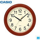 【8/1限定 ポイント最大20倍☆複数購入&エントリー】カシオ 掛 時計 IQ-136-5JF CASIO アナログ スムーズ秒針 シンプル 木枠 クオーツ 【...