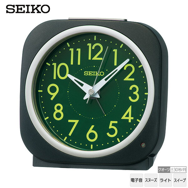 Rakuten - めざまし 時計 電子音 KR519K セイコークロック SEIKO 目覚まし時計 電子音アラーム 自動点灯タイプ ライト スヌーズ 【お取り寄せ】【正規品】