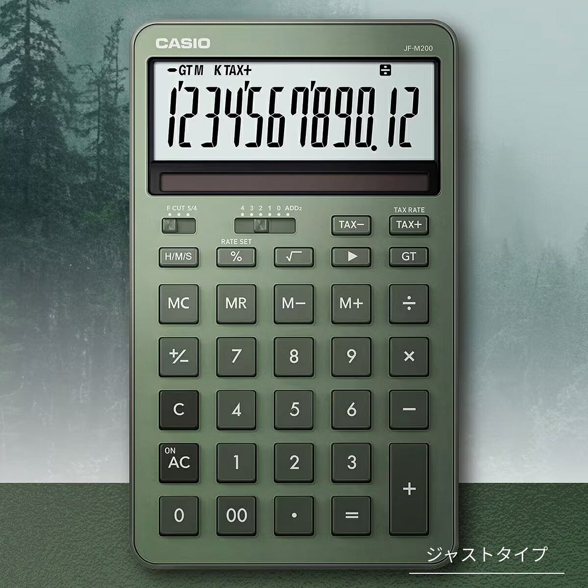 Other - カシオ 電卓 スタイリッシュ 12桁 デザイン電卓 電卓 JF-M200 おしゃれ カシオ ジャストタイプ カシオ計算機【正規品】電卓 CASIO JF-M200-GN ミスティグリーン