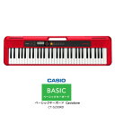 CASIO CT-S200RD レッド カシオ ベーシックキーボード Casiotone 手軽に持ち運べる軽量 コンパクトサイズ 電子楽器 61鍵盤【ラッピング...