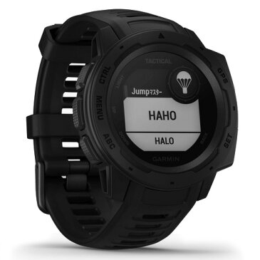 【取説★印刷サービス】 GPSマルチスポーツウォッチ ガーミン インスティンクト GARMIN Instinct Tactical Black (010-02064-82) 自衛隊 ランニング マラソン 登山 海 スノーボード トライアスロン 心拍計 気圧高度計 コンパス 加速度計 温度計 腕時計 【国内正規品】