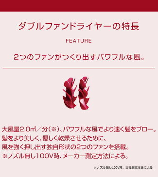 KOIZUMI KHD-W740/K ブラック コイズミ ダブルファンドライヤー MONSTER(モンスター) 短時間のドライにより、髪へのダメージを軽減/ 3カ所からマイナスイオンが発生・スカルプモードで髪と地肌をケア/マット塗装 小泉成器 ドライヤー【令和 ギフト 贈り物】【在庫あり】