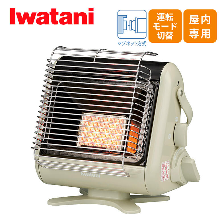 イワタニ カセットガスストーブ ポータブルタイプ マイ暖 停電 防災時の備え【お取り寄せ】電池も電源コードも不要 IWATANI CB-STV-MYD2のサムネイル