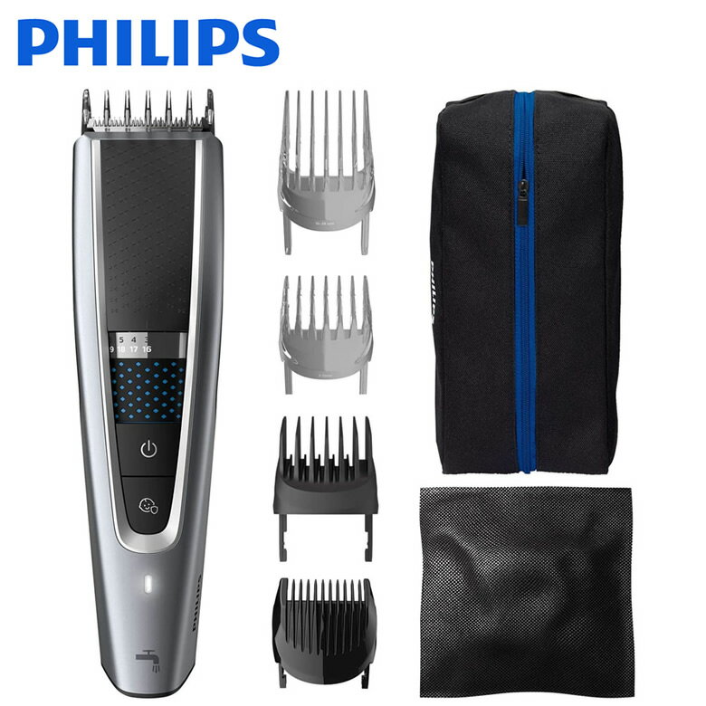 フィリップス ヘアーカッター 5000シリーズ メンズシェーバー ムラなくきれいにすばやくカット【お取り寄せ】PHILIPS HC5690/60 シルバー/ブラック