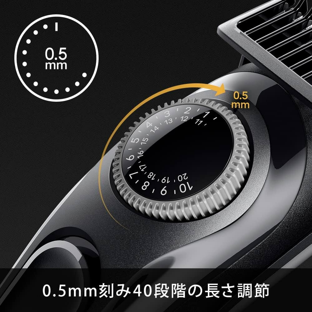ブラウン ヒゲトリマー シリーズ3 BT3420 40段階長さ調節 充電式 水洗い対応 シェ...